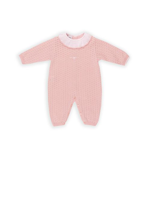 Tutina intera rosa in cotone MARLU' | EB2510ROSA CIPRIA BIANCO